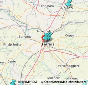 Mappa Via della Foglia, 44122 Ferrara FE, Italia (35.8965)