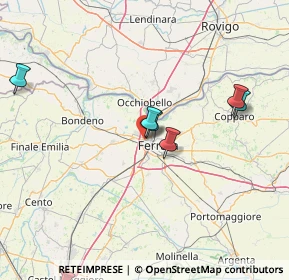Mappa Via della Foglia, 44122 Ferrara FE, Italia (34.2275)