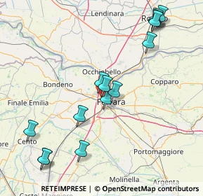 Mappa Via della Foglia, 44122 Ferrara FE, Italia (17.95857)