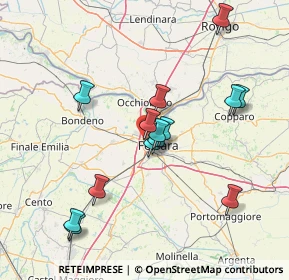 Mappa Via della Foglia, 44122 Ferrara FE, Italia (14.27071)