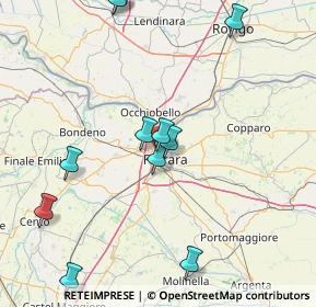 Mappa Via Padova, 44122 Ferrara FE, Italia (18.25455)