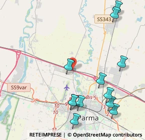 Mappa Milano - Napoli, 43126 Baganzola PR, Italia (5.07917)