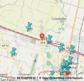 Mappa Milano - Napoli, 43126 Baganzola PR, Italia (3.586)