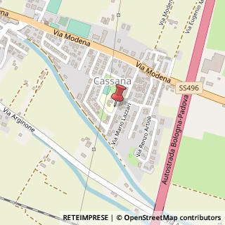 Mappa Via Dino Manferdini, 25, 44100 Ferrara, Ferrara (Emilia Romagna)