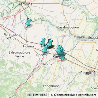 Mappa Strada Farnesiana, 43010 Fontevivo PR, Italia (6.96667)