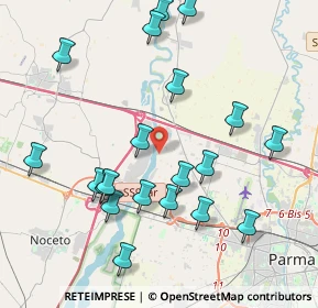 Mappa Strada Farnesiana, 43126 Parma PR, Italia (4.3685)