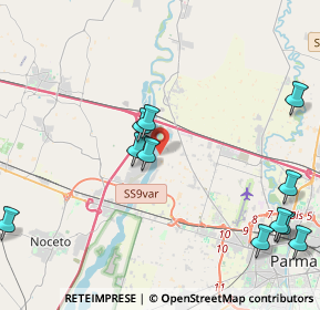 Mappa Strada Farnesiana, 43126 Parma PR, Italia (5.15364)