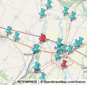 Mappa Strada Farnesiana, 43126 Parma PR, Italia (9.5315)
