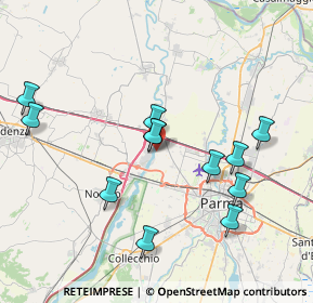 Mappa Strada Farnesiana, 43126 Parma PR, Italia (7.79917)