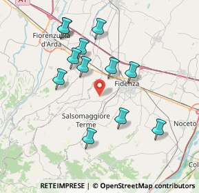 Mappa Strada Laurano, 43039 Salsomaggiore Terme PR, Italia (7.32917)