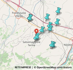 Mappa Strada Laurano, 43039 Salsomaggiore Terme PR, Italia (6.47083)