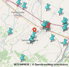 Mappa Strada Laurano, 43039 Salsomaggiore Terme PR, Italia (9.638)