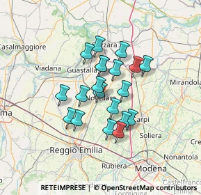 Mappa Largo della Solidarietà e della Pace, 42017 Novellara RE, Italia (10.1045)