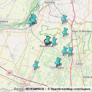 Mappa Largo della Solidarietà e della Pace, 42017 Novellara RE, Italia (7.02)