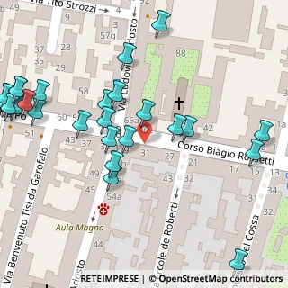 Mappa Corso Biagio Rossetti, 44124 Ferrara FE, Italia (0.08926)