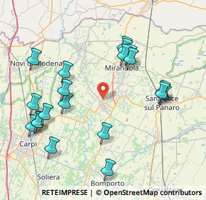 Mappa Via Eugenio Montale, 41032 Cavezzo MO, Italia (8.8605)