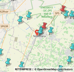 Mappa Via Giuseppe Parini, 42017 Novellara RE, Italia (6.6385)