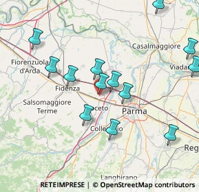 Mappa Strada Farnese, 43010 Fontevivo PR (16.34385)