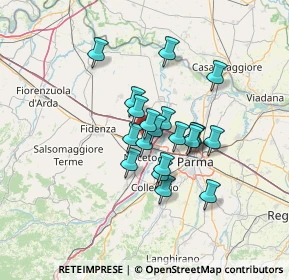 Mappa Strada Farnese, 43010 Fontevivo PR (9.6605)