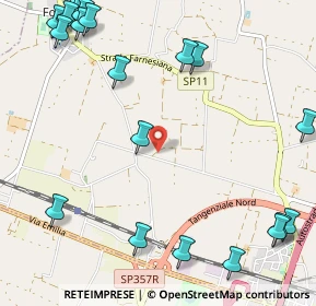 Mappa Strada Farnese, 43010 Fontevivo PR (1.578)