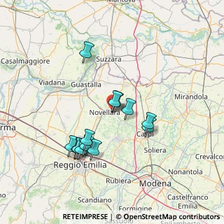 Mappa Via Castellaro, 42012 Campagnola Emilia RE, Italia (13.26077)