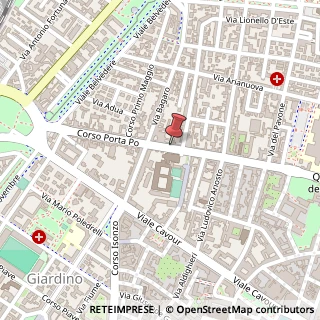 Mappa Corso Porta Po, 82b, 44121 Ferrara, Ferrara (Emilia Romagna)