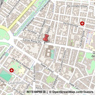Mappa Corso Porta Po, 91/a, 44121 Ferrara, Ferrara (Emilia Romagna)