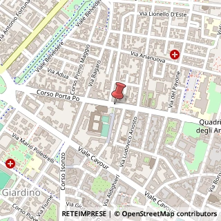Mappa Corso Porta Po,  68, 44100 Ferrara, Ferrara (Emilia Romagna)