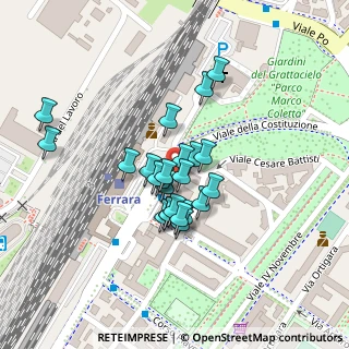 Mappa Piazzale della Stazione, 44122 Ferrara FE, Italia (0.075)
