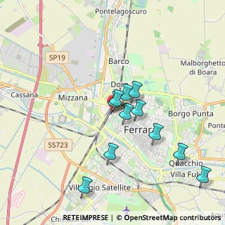Mappa Piazzale della Stazione, 44122 Ferrara FE, Italia (1.64636)