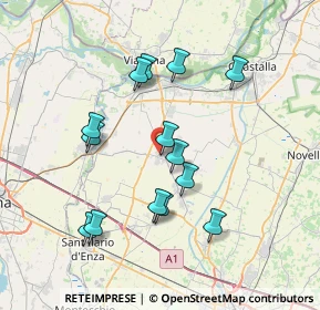 Mappa Via della Repubblica, 42028 Poviglio RE, Italia (6.98286)