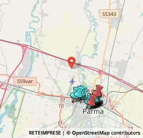 Mappa Strada Rota Ligneres, 43126 Parma PR, Italia (4.5525)