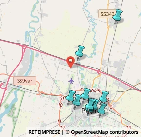 Mappa Strada Rota Ligneres, 43126 Parma PR, Italia (4.96364)