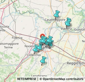 Mappa Strada Rota Ligneres, 43126 Parma PR, Italia (11.11636)