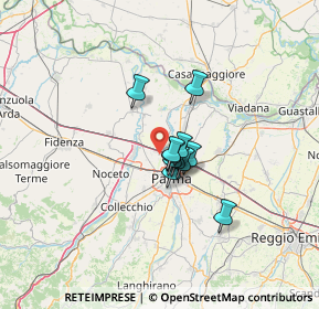 Mappa Strada Rota Ligneres, 43126 Parma PR, Italia (7.51636)