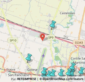 Mappa Strada Rota Ligneres, 43126 Parma PR, Italia (3.53273)