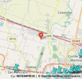 Mappa Strada Rota Ligneres, 43126 Parma PR, Italia (4.422)