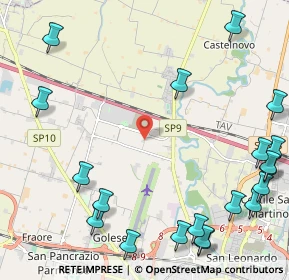 Mappa Strada Rota Ligneres, 43126 Parma PR, Italia (3.1495)