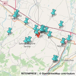 Mappa Strada del Bargone, 43036 Fidenza PR, Italia (8.3985)