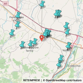 Mappa Strada del Bargone, 43036 Fidenza PR, Italia (9.2105)