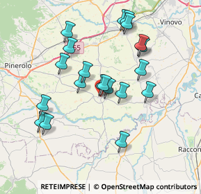 Mappa Via Oggero Bessone, 10067 Vigone TO, Italia (7.0085)