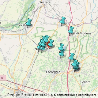 Mappa Via Padre Alai, 42012 Campagnola Emilia RE, Italia (6.34722)