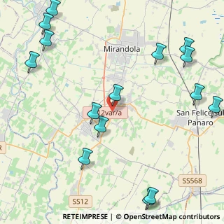 Mappa Via Guglielmo Marconi, 41036 Medolla MO, Italia (5.92467)
