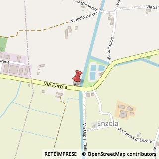 Mappa Via Parma, 24, 42028 Poviglio, Reggio nell'Emilia (Emilia Romagna)