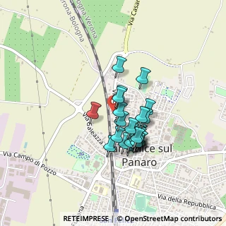 Mappa Via Casarino, 41038 San Felice Sul Panaro MO, Italia (0.325)