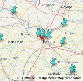 Mappa Via Giuseppe Ungaretti, 44124 Ferrara FE, Italia (25.87333)
