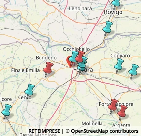 Mappa Via Giuseppe Ungaretti, 44124 Ferrara FE, Italia (18.98308)
