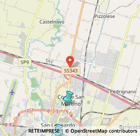 Mappa SS343, 43122 Parma PR, Italia (4.34818)