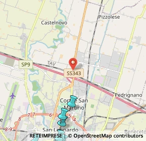 Mappa SS343, 43122 Parma PR, Italia (4.342)