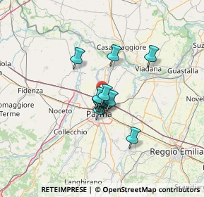 Mappa SS343, 43122 Parma PR, Italia (7.845)